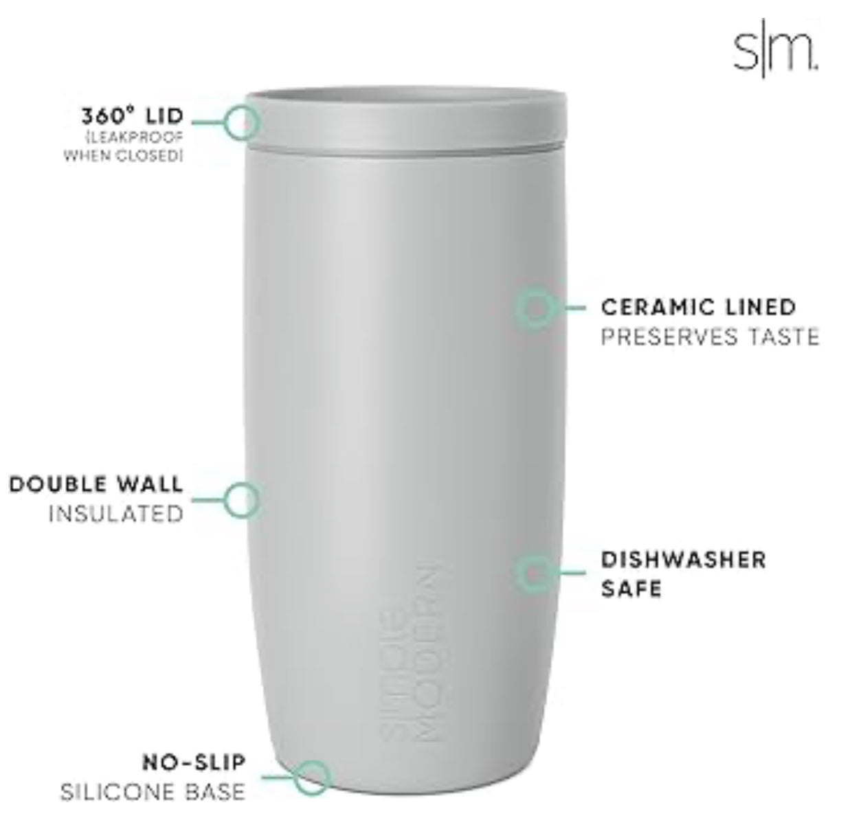 Ceramic Lined Stainless Steel Tumbler