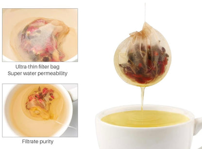 Biodegradable Unbleached Tea Bags - HT